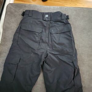 Fera Men's Black Fully Lined Zip Pockets Belted Snow Pants Size 32